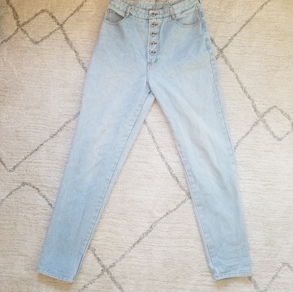 Vintage B.W.B light wash high waist denim Jeans - Picture 7 of 10